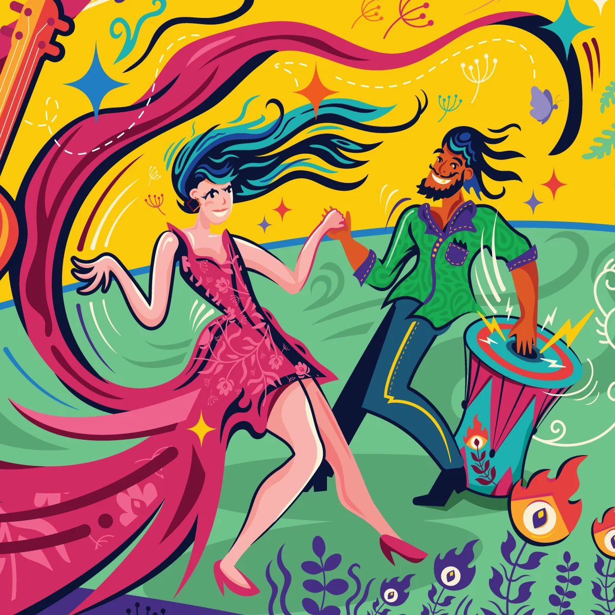 Learn more about this art installation, titled: Salsa Sonics and Sasquatch.
